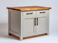 Credenza - Legno ingegnerizzato-metallo - 110 x 45 x 90 cm - Bianco-rovere naturale - Stile rustico moderno