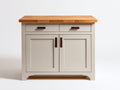 Credenza - Legno ingegnerizzato-metallo - 120 x 45 x 90 cm - Bianco-rovere naturale - Stile rustico moderno